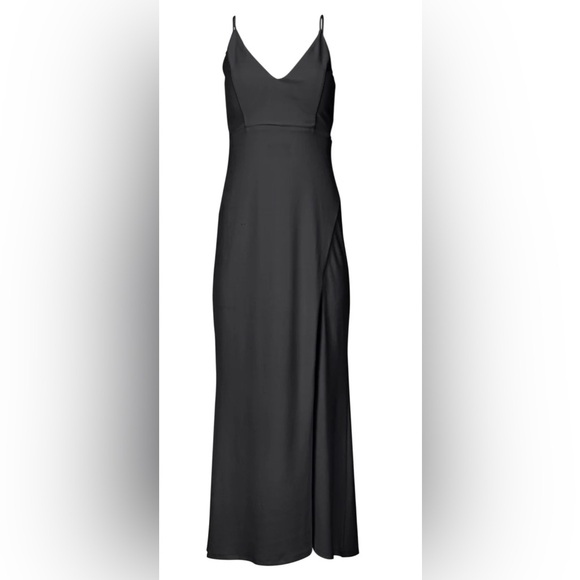 🎃NWT Matte High Slit Elegant Maxi - Picture 3 of 7